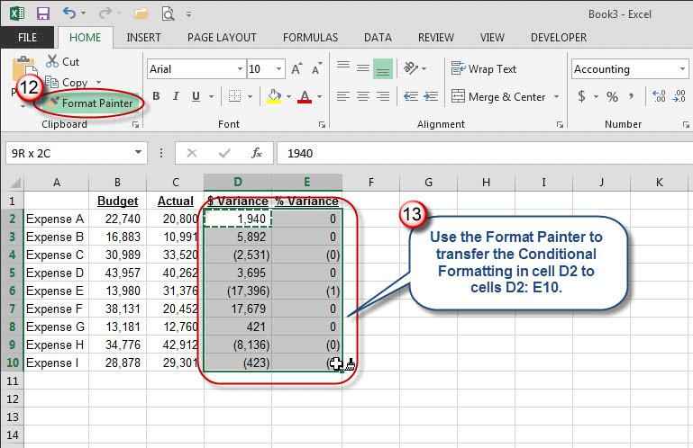 Brushtools in excel