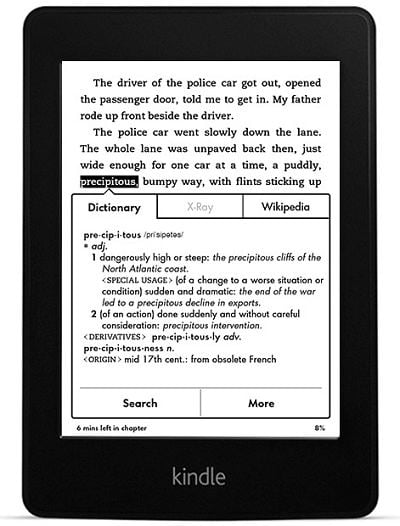 built in dictionary in amazon kindle