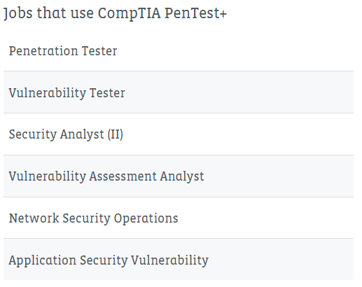 comptia pentest plus