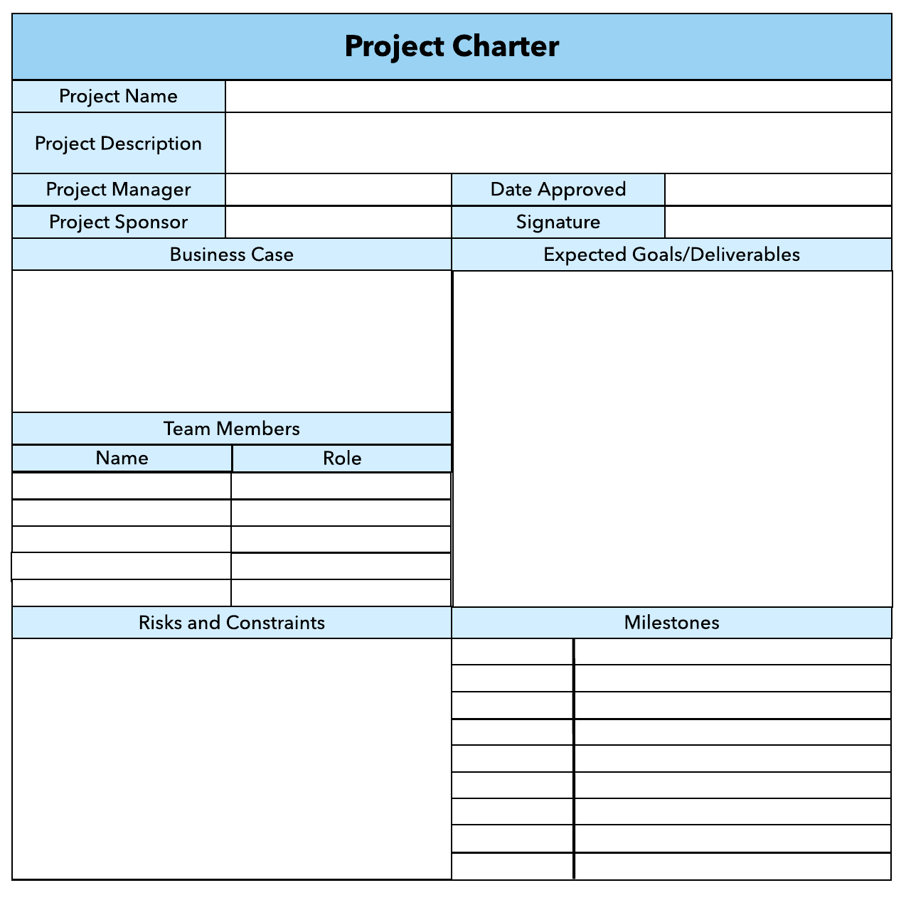 Project Charter