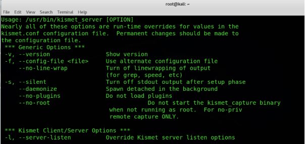 Kismet - used to sniff TCP, UDP, DHCP, and ARP packets.