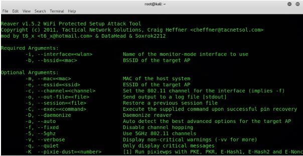 Reaver uses brute force techniques against WiFi protected setup registrar PINs