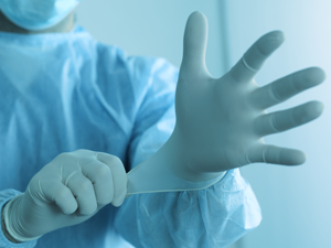 Donning Medical Gloves