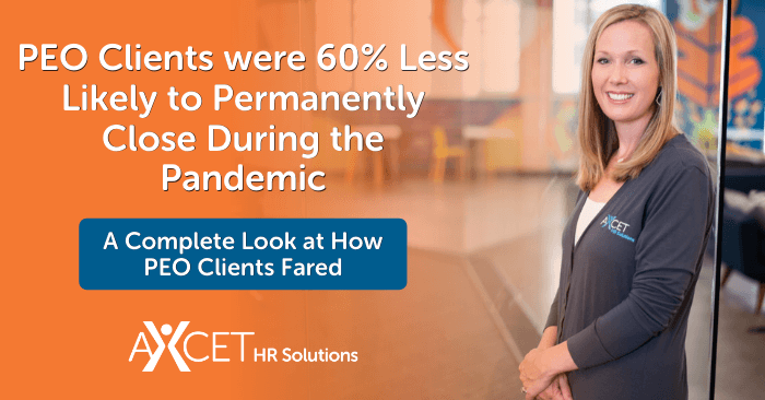 PEO Clients were 60% Less Likely to Permanently Close During the Pandemic