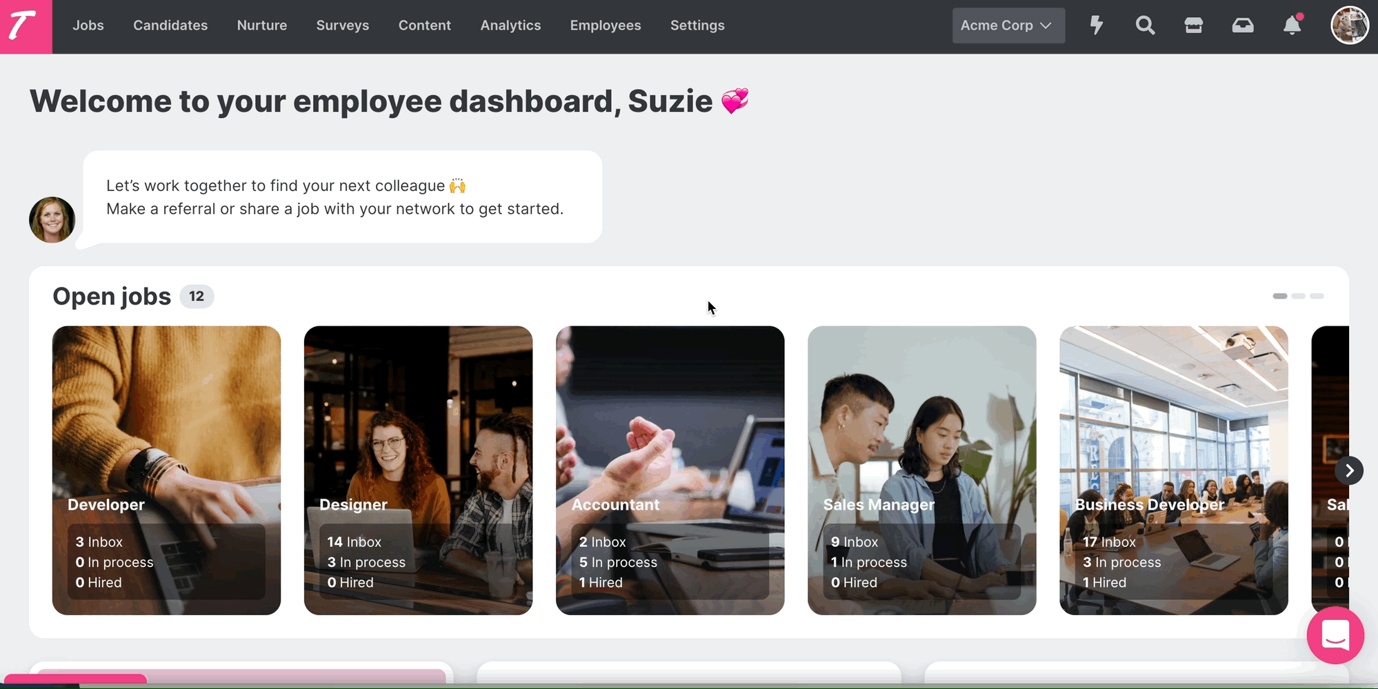 Employee dashboard gif share 