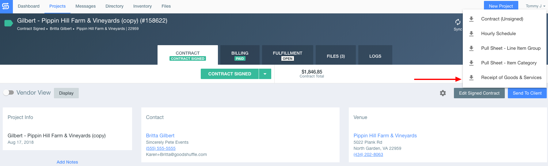Goodshuffle Pro. Goodshuffle Blog. E-Signatures. Receipt of Goods and Services. Inventory Management.