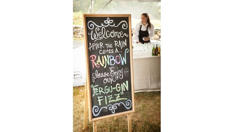 chalkboard signs. weddings. personalized event rentals. goodshuffle