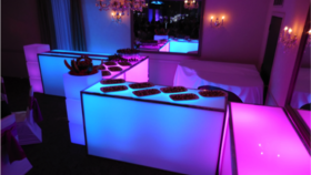 glow bar. unique event rentals. Goodshuffle.com. fun wedding rentals.
