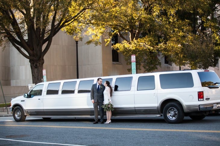 event rental limo for a wedding