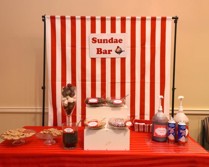 Goodshuffle ice cream sundae bar for labor day