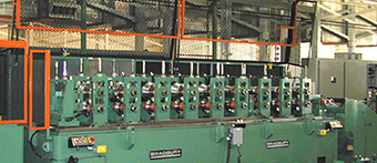 Bradbury Angle garage door rollforming line