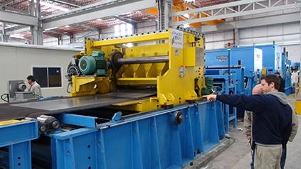 Flying Shear Bradbury Group coil processing equipment