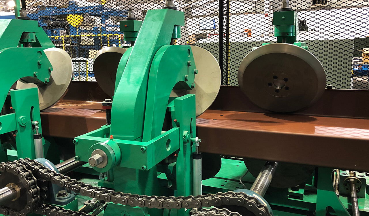Bradbury VTR™+ plus rollforming machine