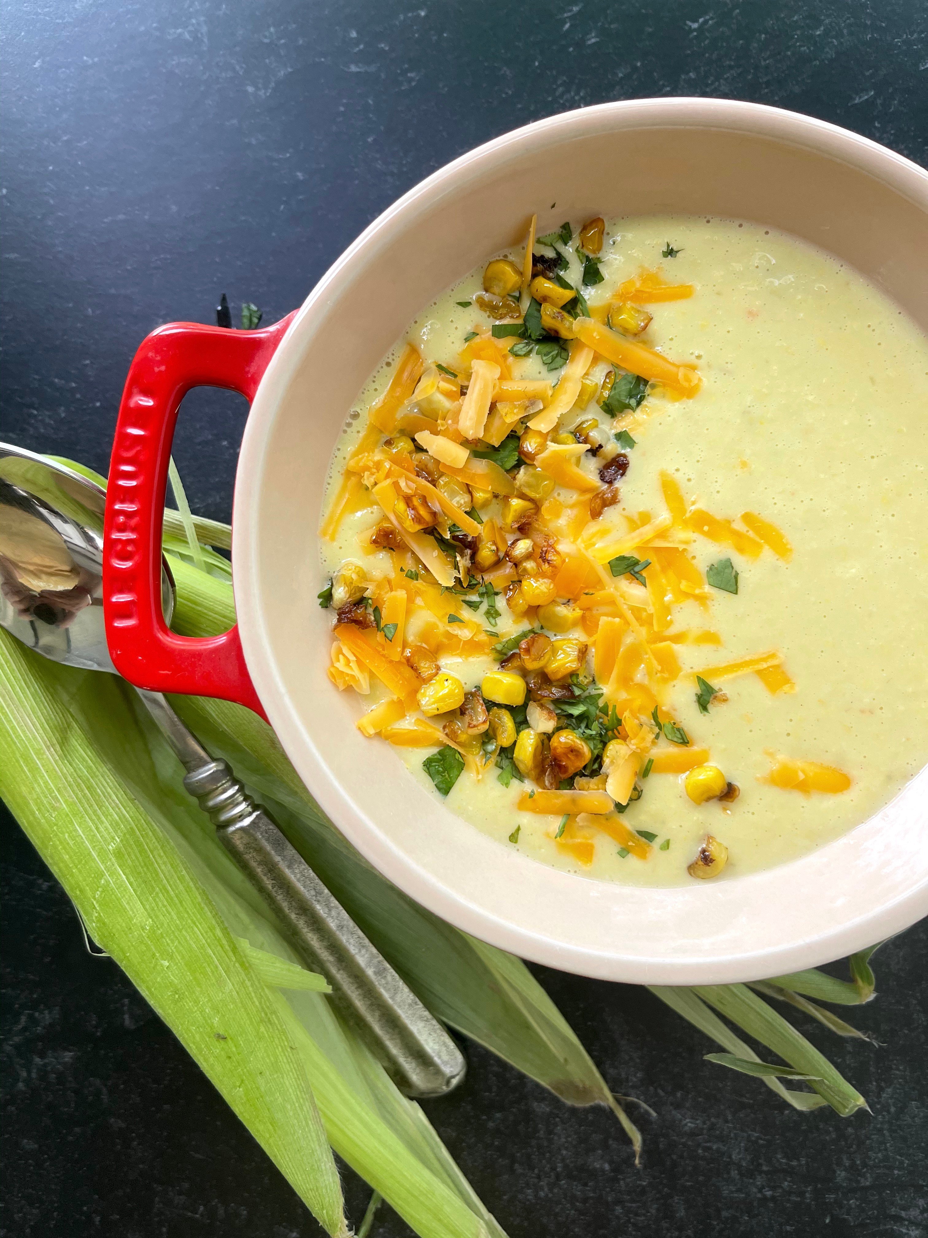 Corn bisque on sale