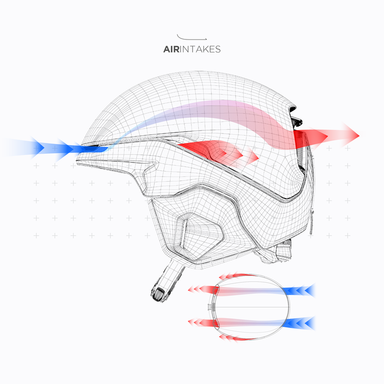 Casco da sci e da snowboard, Materiale: policarbonato (esterno),  polistirolo (interno), Ammortizza gli urti, Sistema di regolazione  continua, imbottiture interne morbide, intercambiabili e lavabil S