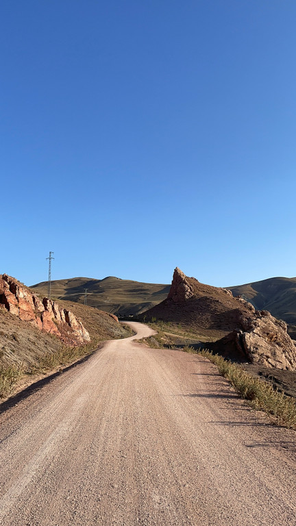 Route près de Doğubayazıt, Turquie