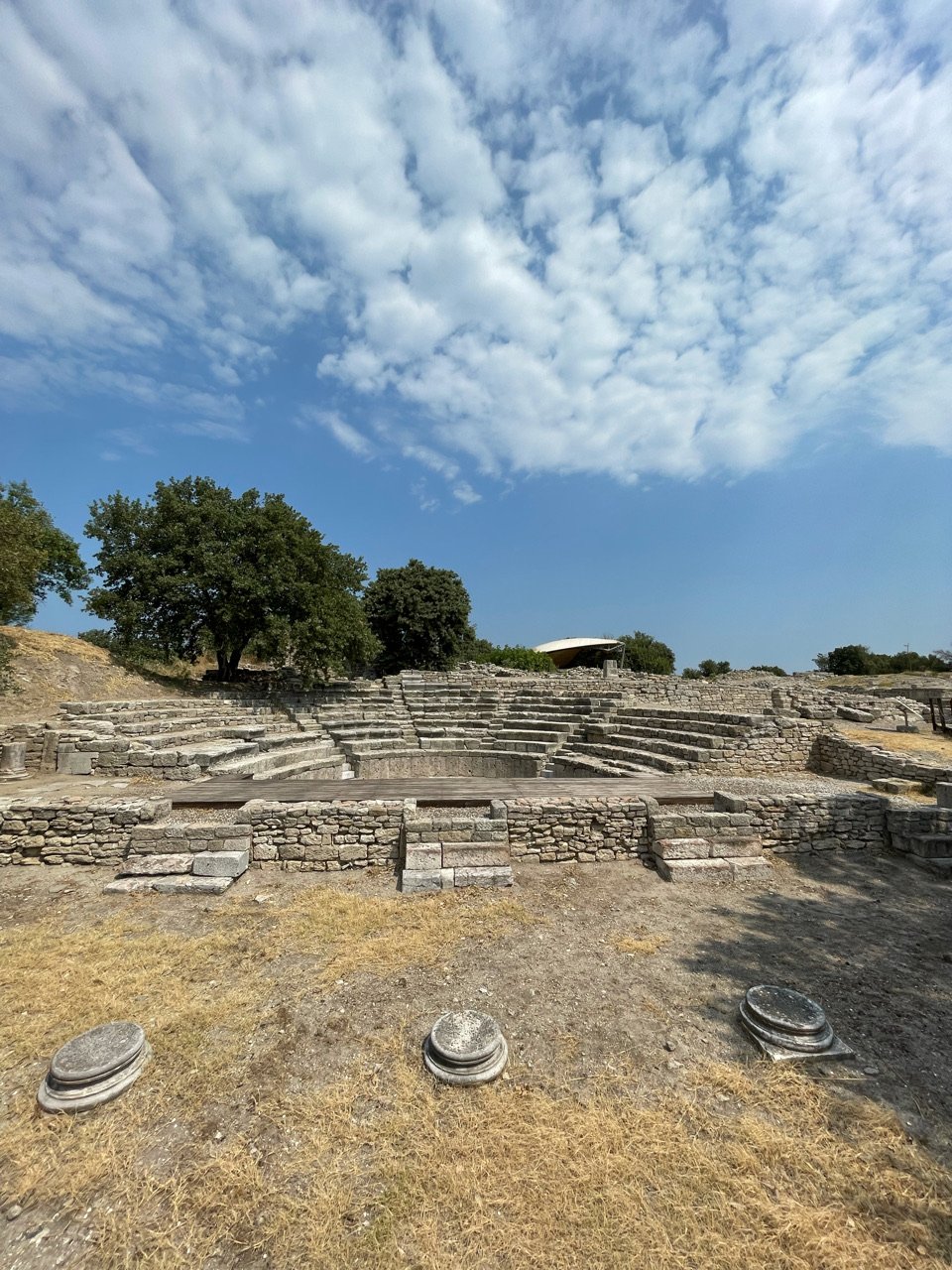 Vestiges de l’ancienne ville de Troie, Turquie