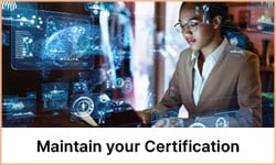 Maintain your certification