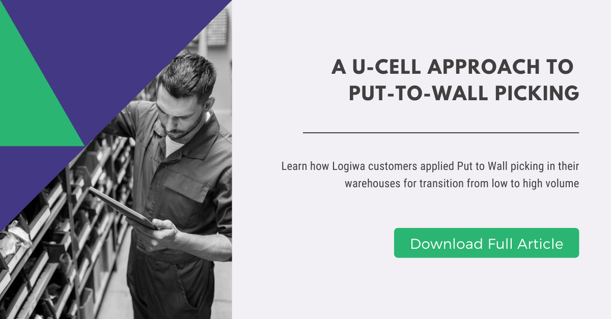 A U-Cell Approach to Put-To-Wall Picking