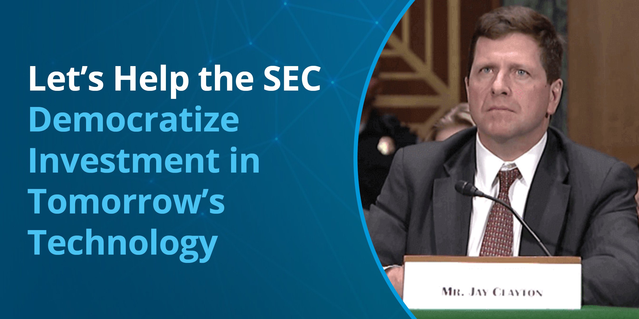 Let's Help SEC Democratize Investment 
