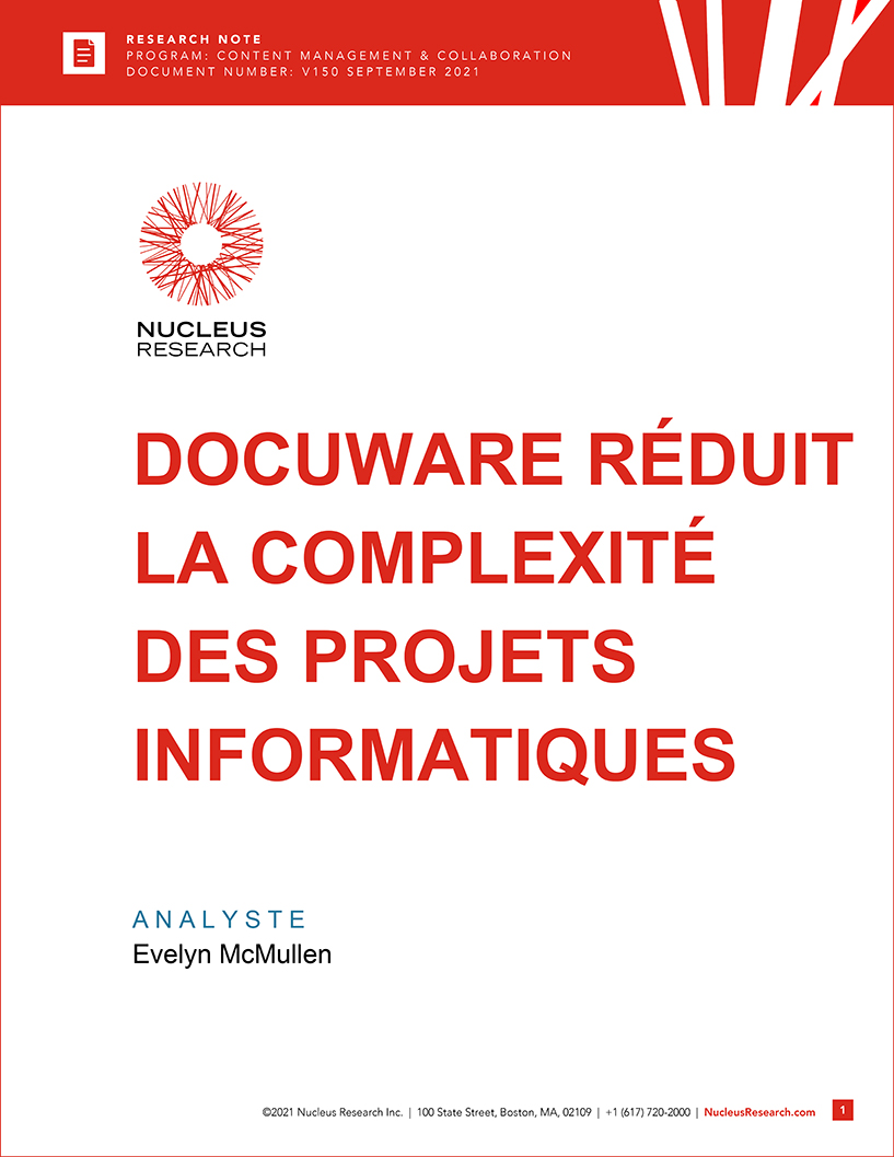 DocuWare reduces IT complexity_FINAL cover image FR