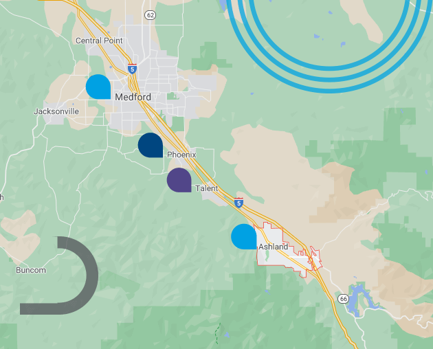 Map of Oregon Wildfires