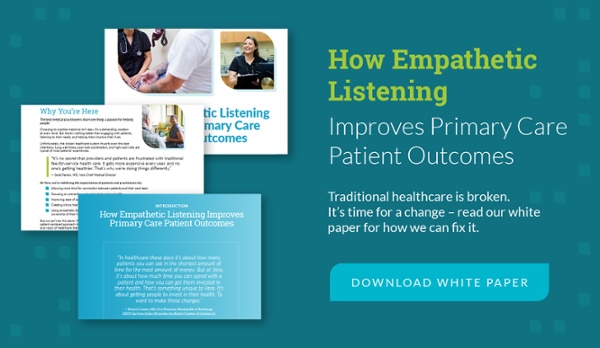 how empathetic listening improves primary cate patient outcomes - download white paper