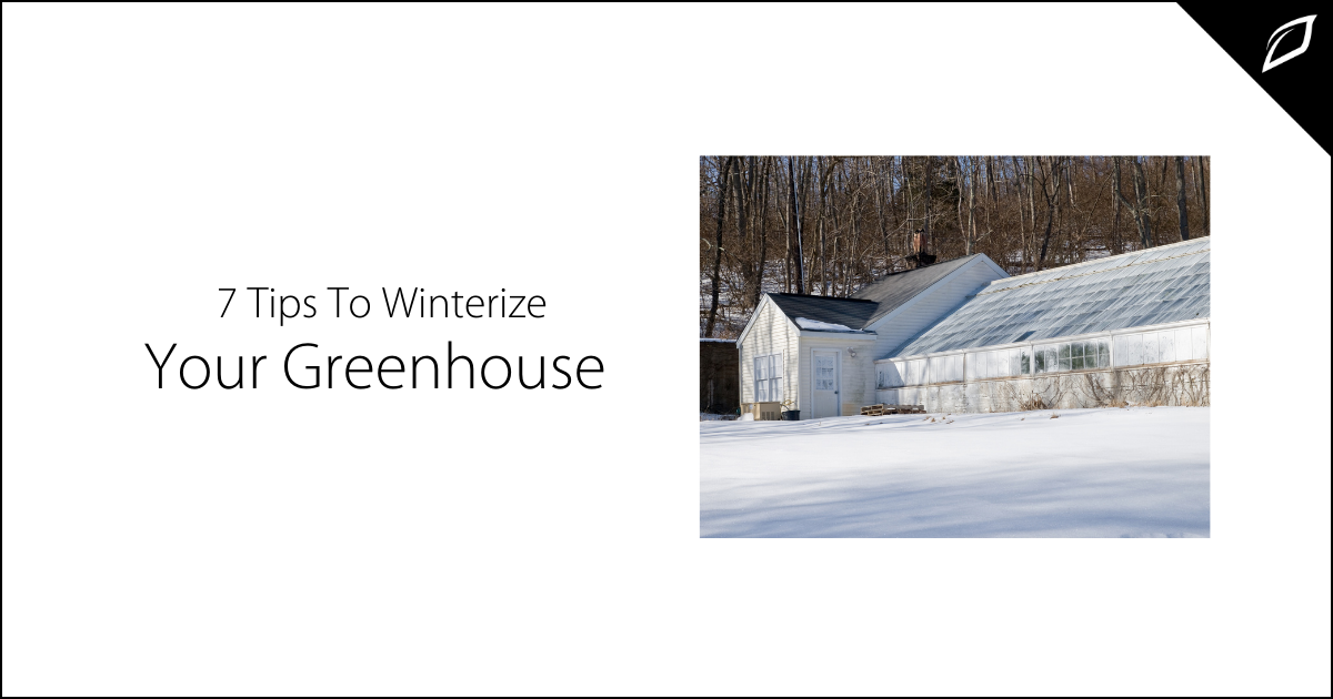 7 Tips To Winterize Your Greenhouse | Greenhouse Climate Control | Growlink