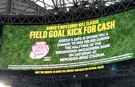 field goal kick for cash Atlanta
