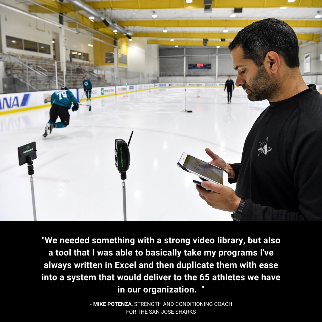 San Jose Sharks Trainer Mike Potenza Talks Training Load