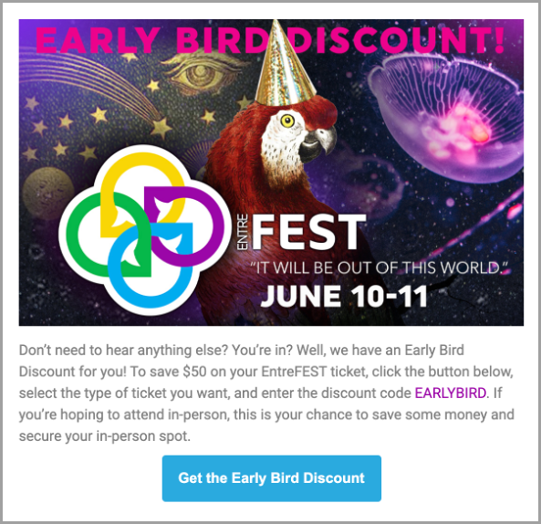 EntreFEST Email