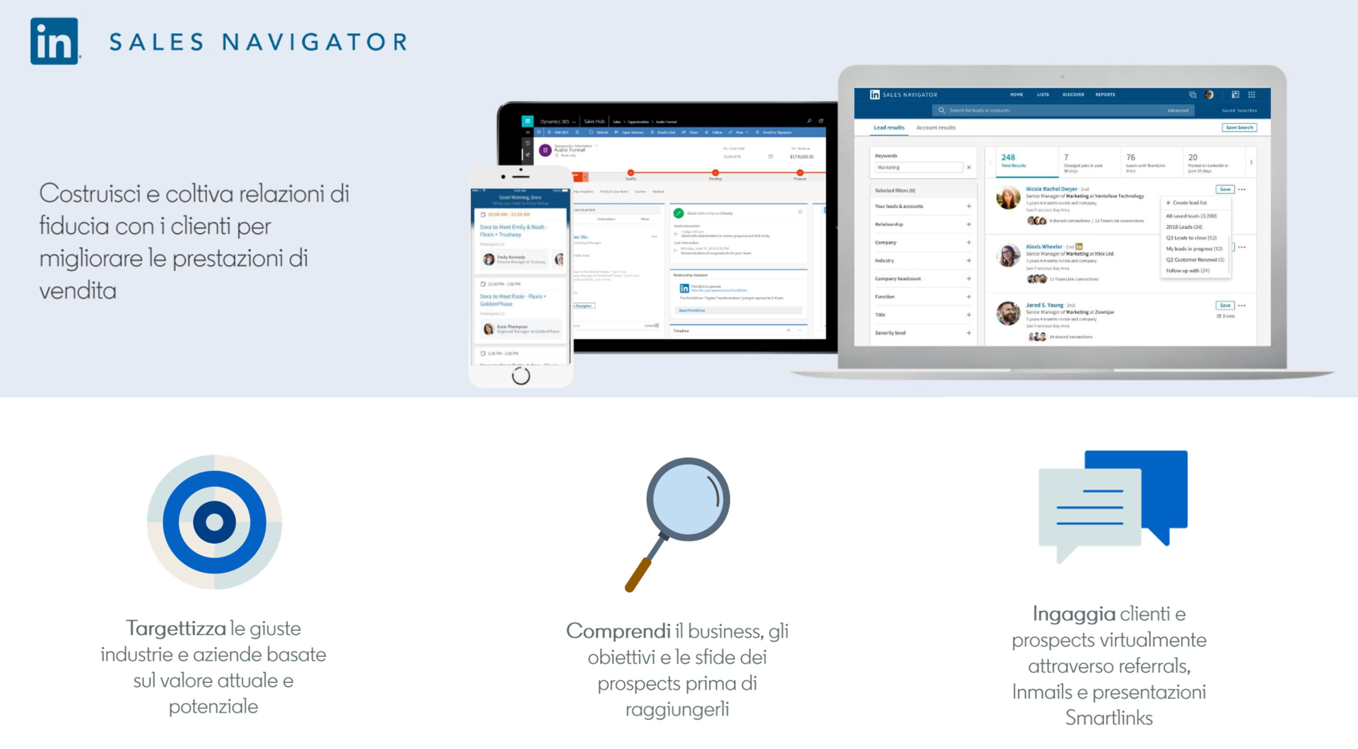A cosa serve Linkedin Sales Navigator