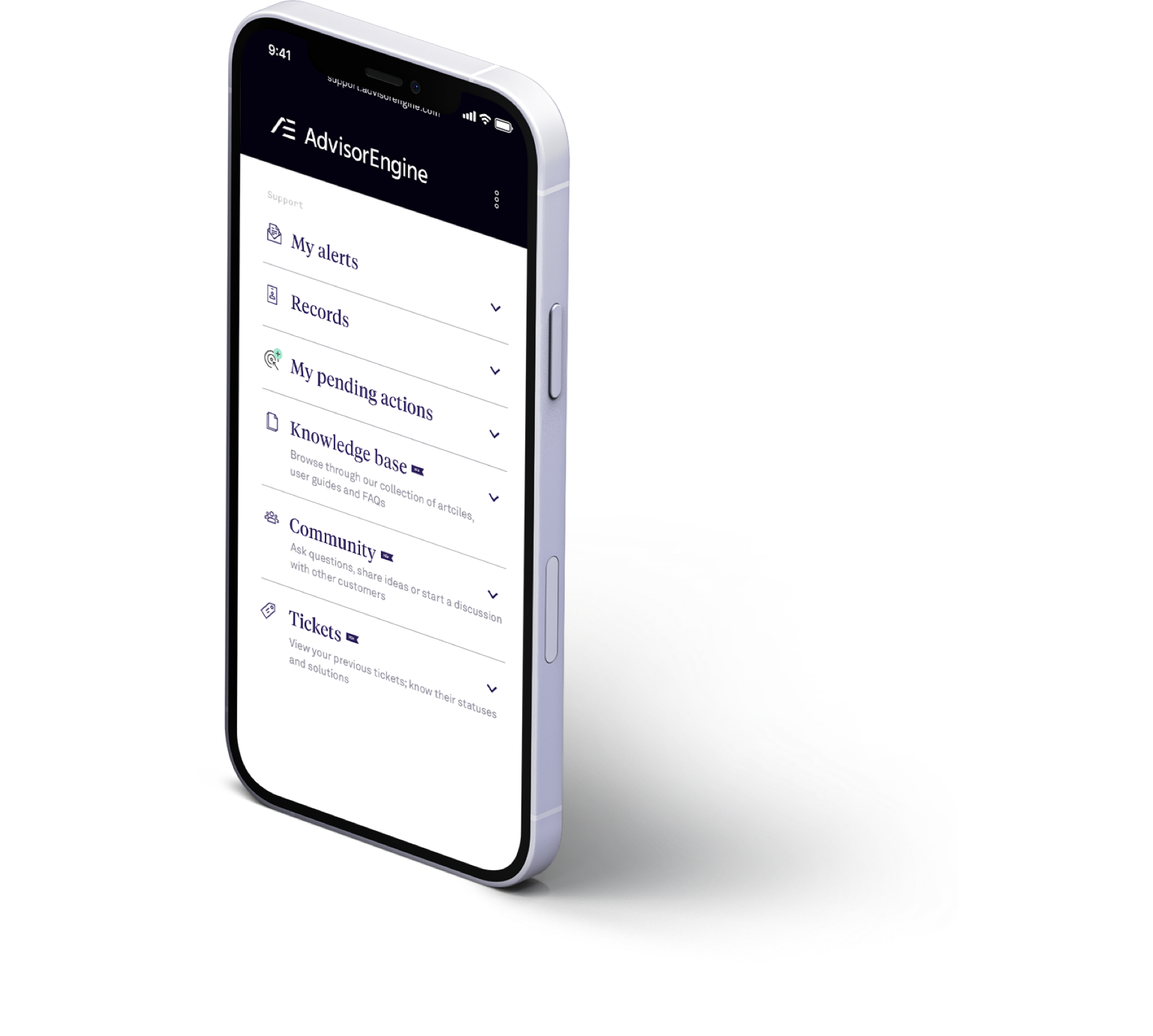 AdvisorEngine CRM Infrastructure Mobile