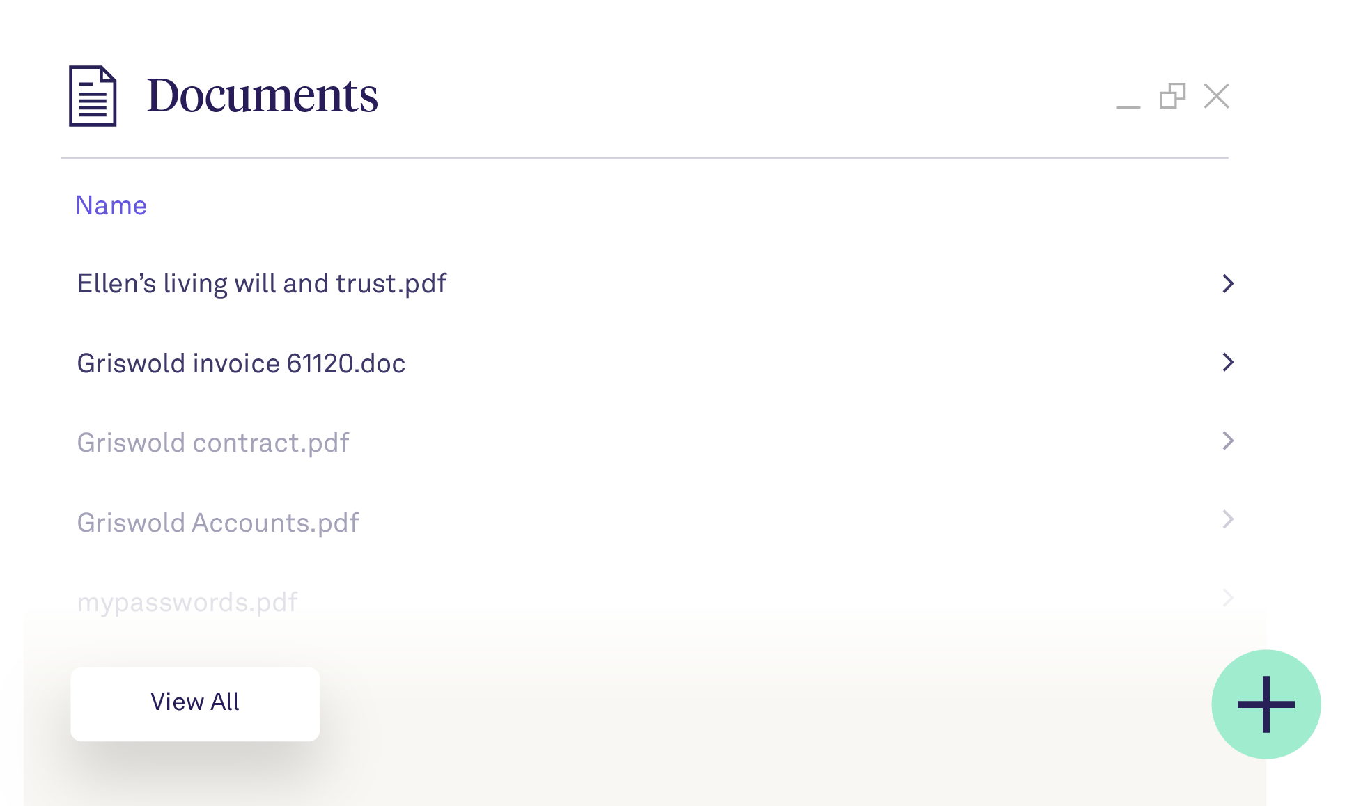 AdvisorEngine CRM Infrastructure File Storage