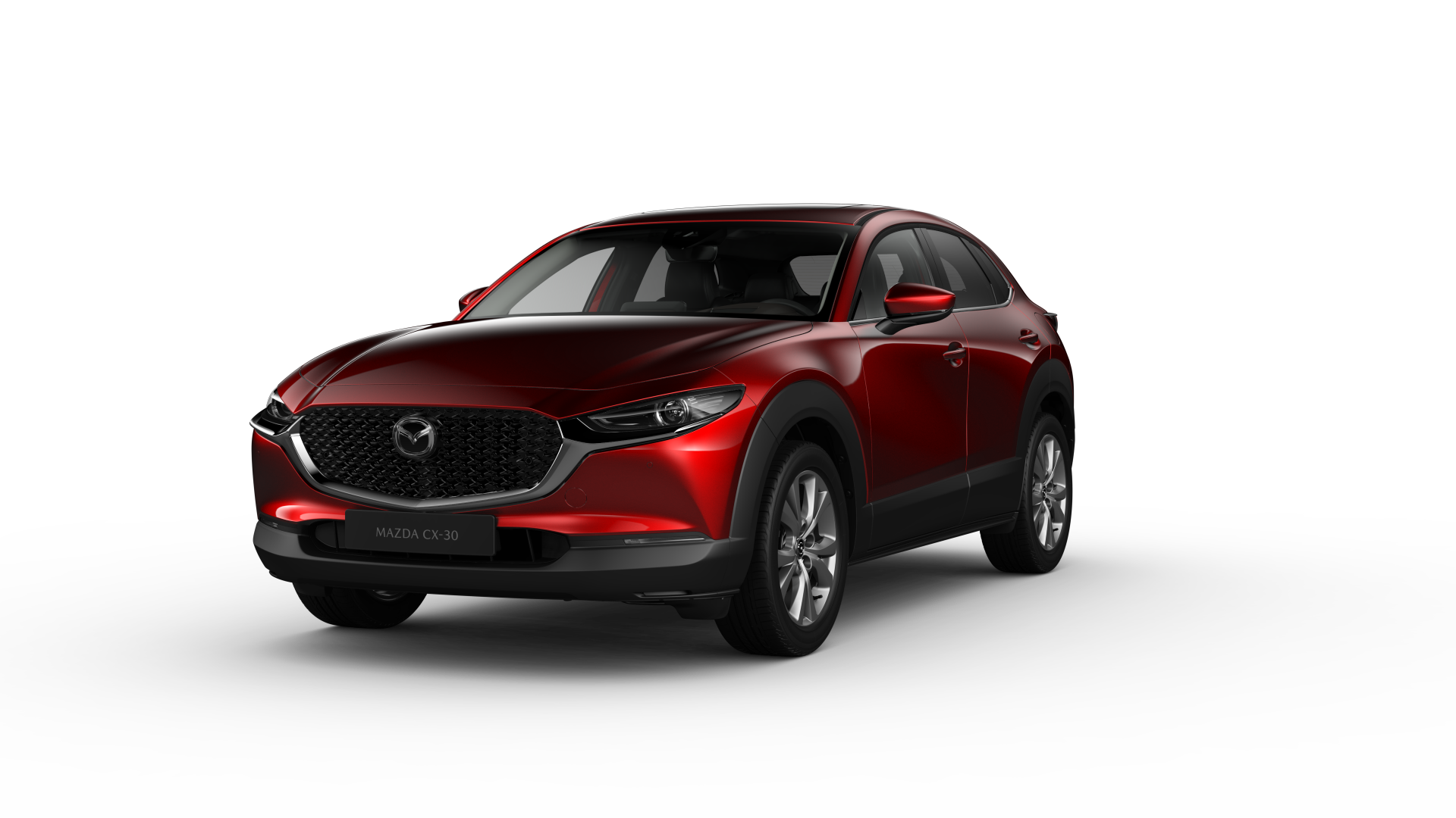 XIAOFANG Fenêtre Frontal de Voiture Staintes The Meshade Shade Protecteur Fit pour Mazda CX30 CX-30 2020 2021 Color : Black 