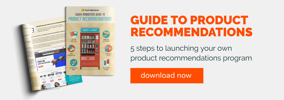 Guide to product recommendations