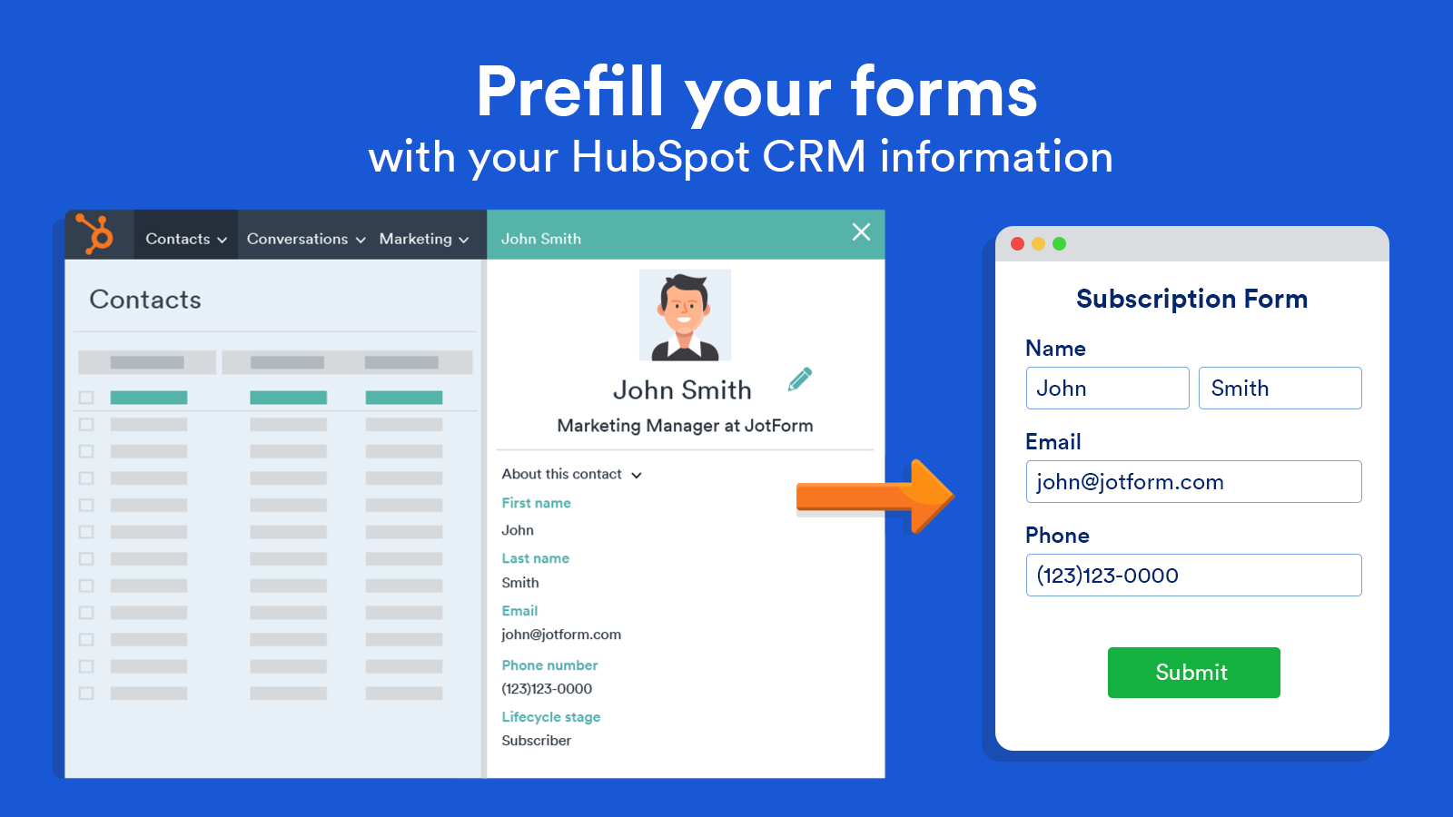Create personalized forms