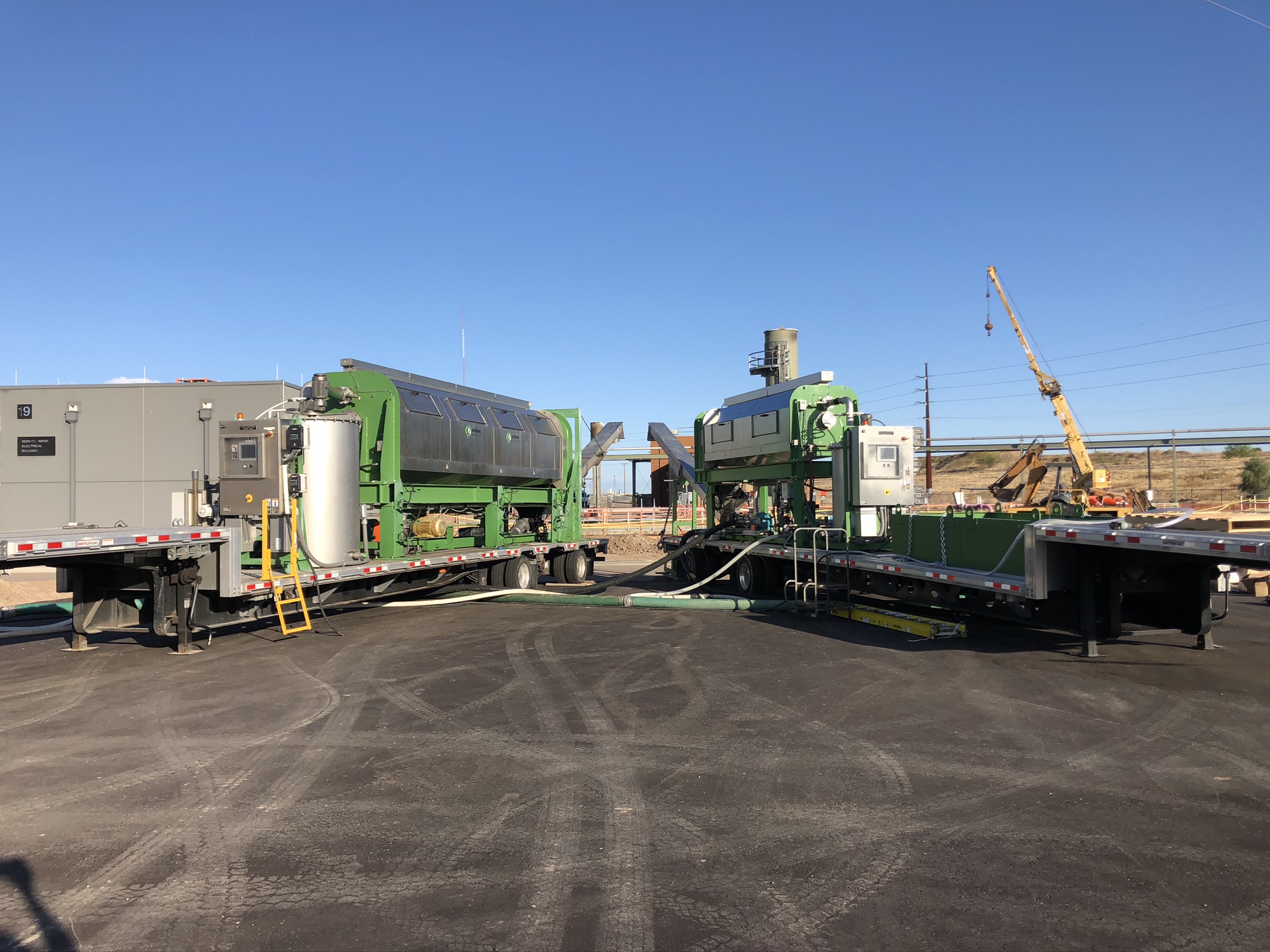 Pima County Tres Rios Dewatering Screw Press Rental