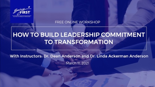 How to Build Leadership Commitment to Transformation Workshop