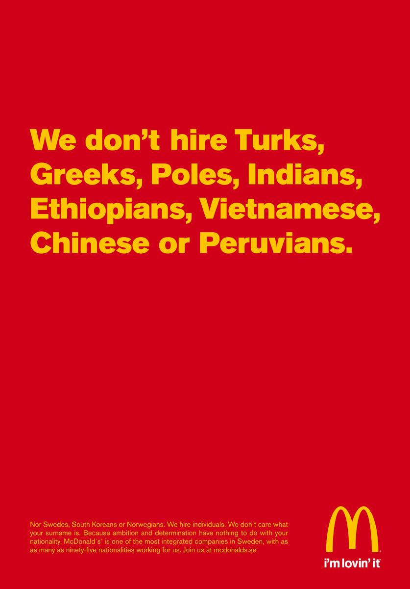 McDonalds Recruitment Ad 2