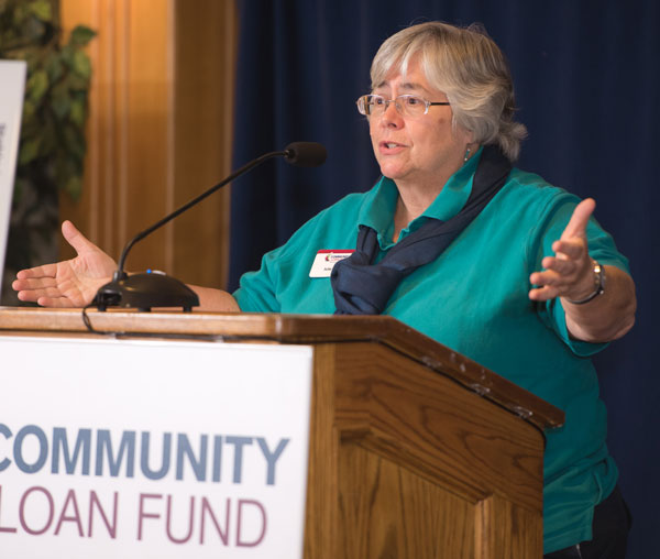 Julie Eades speaks at our 2015 celebration