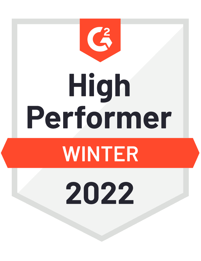 G2 High Performer badge