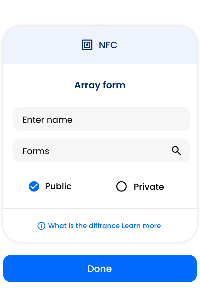 Array form-1