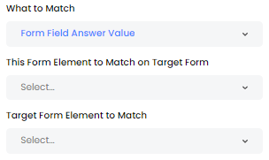 Form Field Answer Value