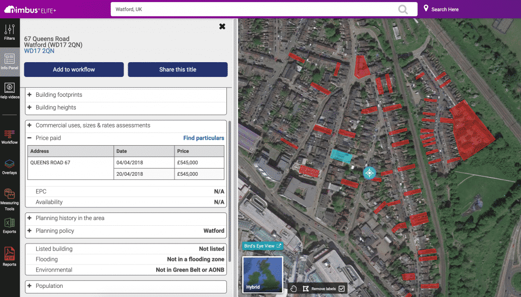 Quality Property Data Nimbus® Maps