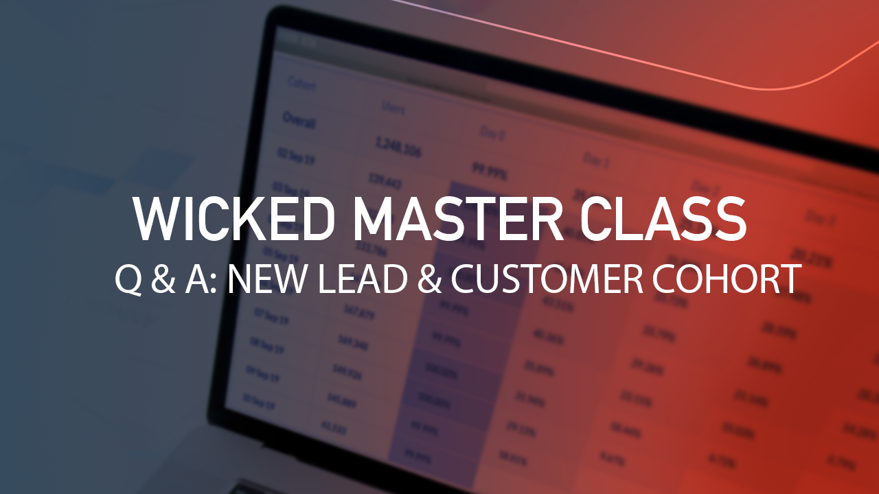 master class new lead customer cohort
