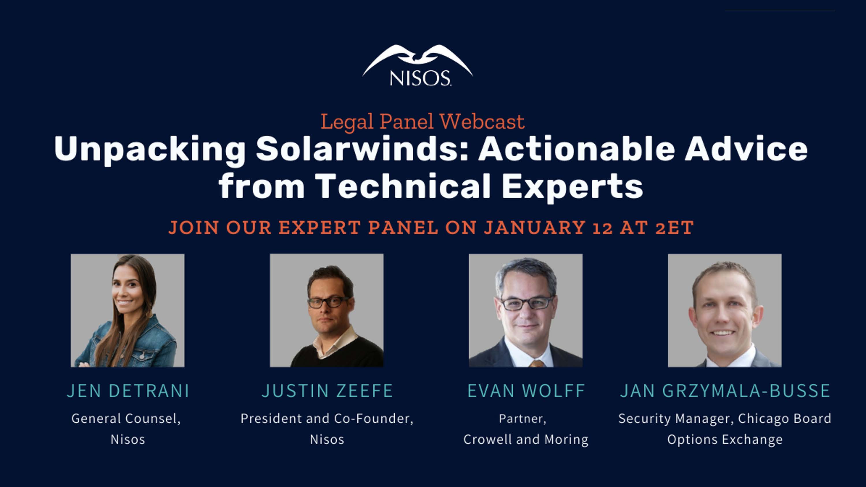 APTs Legal Videocast: Actionable Legal and Technical Outcomes In Response to SolarWinds