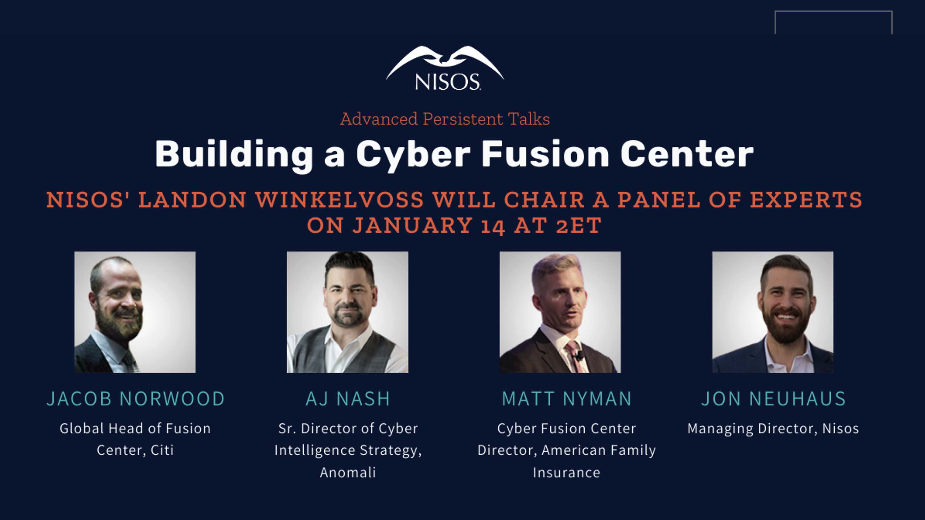 APTs Videocast: Building Cyber Fusion Centers