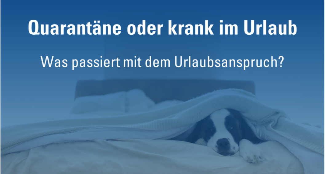 Quarantäne oder krank im Urlaub