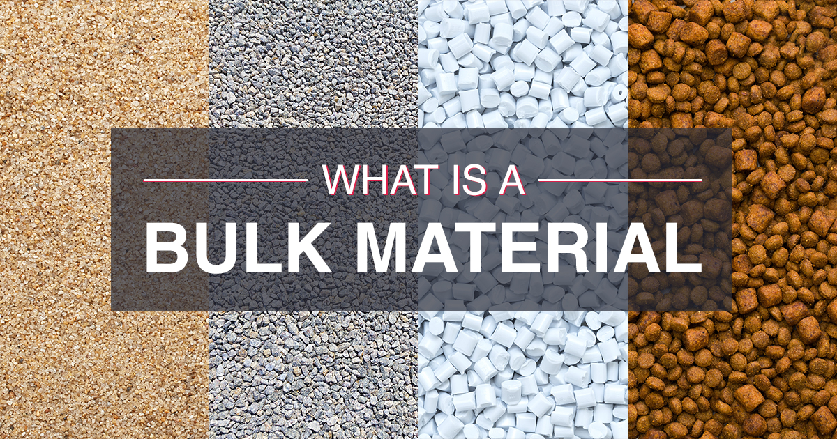 What Is A Bulk Material? - Progressive Products, Inc.